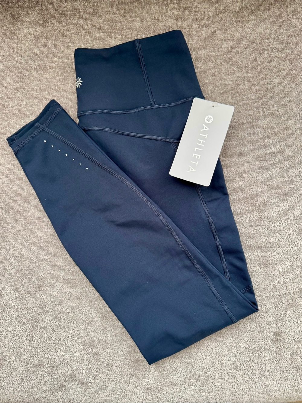 Athleta Navy Rainier Tight High-Rise Leggings